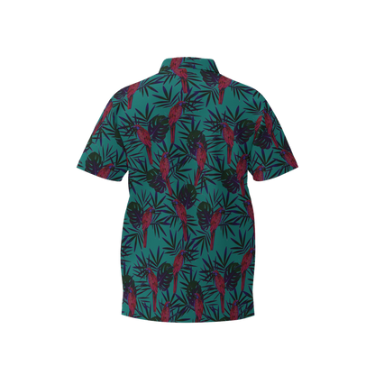 Billy Elbows Dark and Tropical Golf Polo